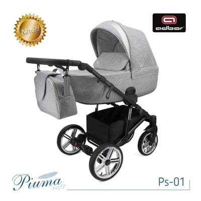 Adbor-Бебешка количка Piuma 3в1 цвят: Ps-01