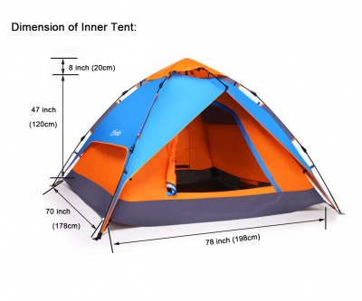 Триместна палатка GO"N"CAMP