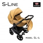 Adbor-бебешка количка 3в1 S-line eco:цвят SL-4