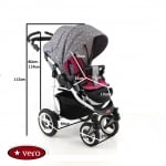 Adbor-Бебешка комбинирана количка Vero:Ve01