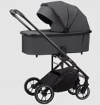 Carrello-бебешка количка 2в1 Alfa 2023: Graphite Grey