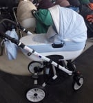 Adbor-Бебешка количка 3в1 Zarra White цвят:05