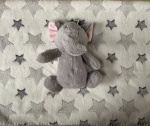 Одеяло 90/75 cm с играчка Little Elephant